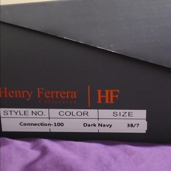 Henry Ferrera Navy Rain boots - Picture 6 of 6